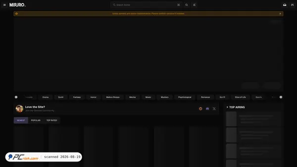 miruro.bz screenshot