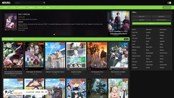 miruro.ro screenshot