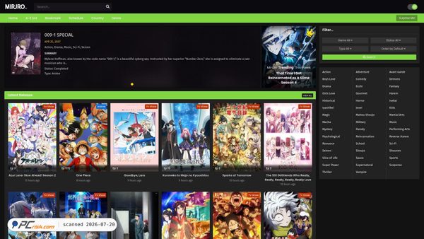 miruro.ro screenshot
