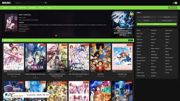miruro.ro screenshot