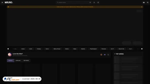 miruro.tv Screenshot
