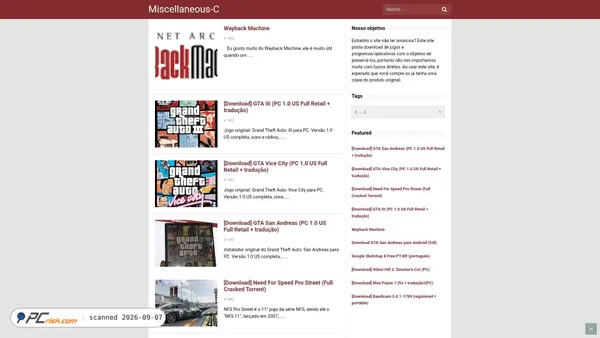 miscellaneous-c.blogspot.com Screenshot