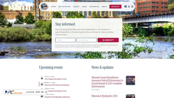 missoulagop.org screenshot