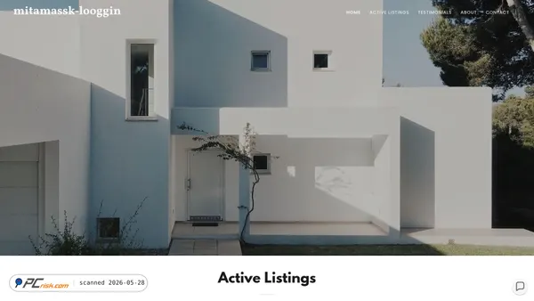 mitamassk-looggin.godaddysites.com screenshot