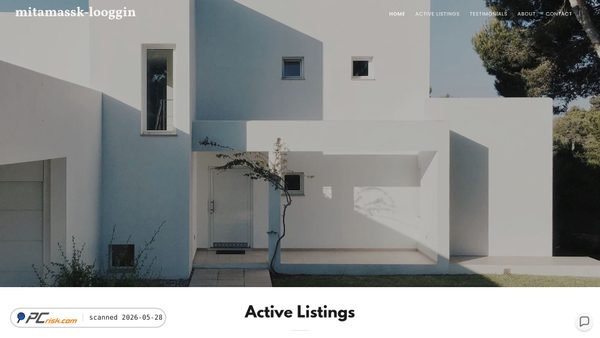 mitamassk-looggin.godaddysites.com screenshot