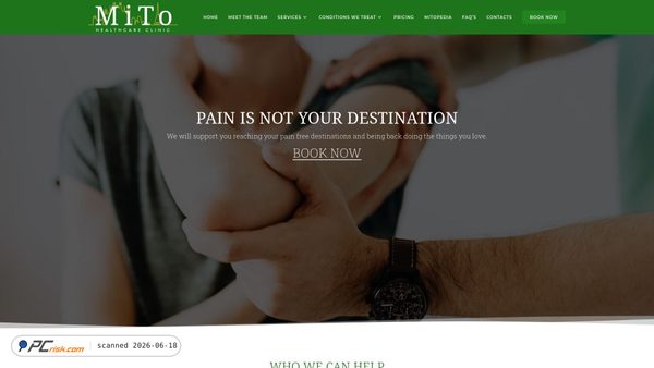 mitohealthcareclinic.co.uk screenshot