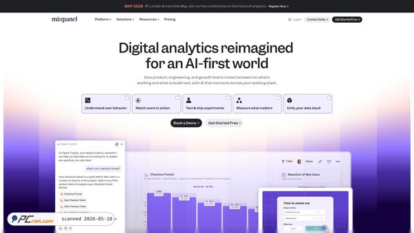 mixpanel.com screenshot