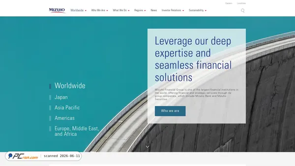 mizuhogroup.com screenshot