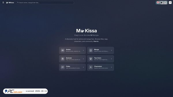 Screenshot di mkissa.to