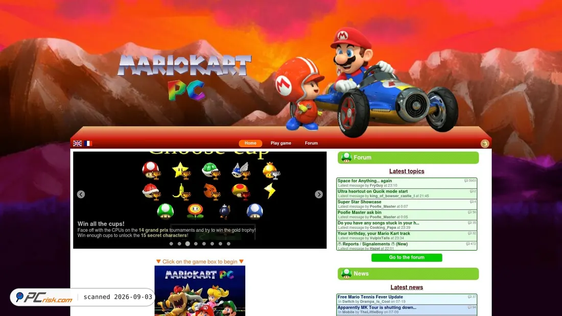 Screenshot di mkpc.malahieude.net
