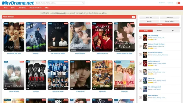 mkvdrama.net screenshot