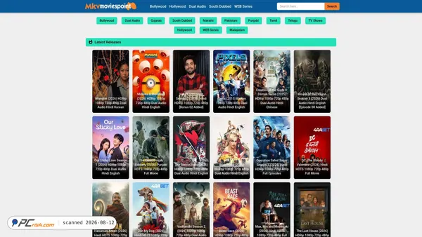 mkvmoviespoint.llc screenshot