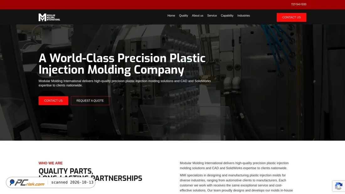 Screenshot of mm-international.com
