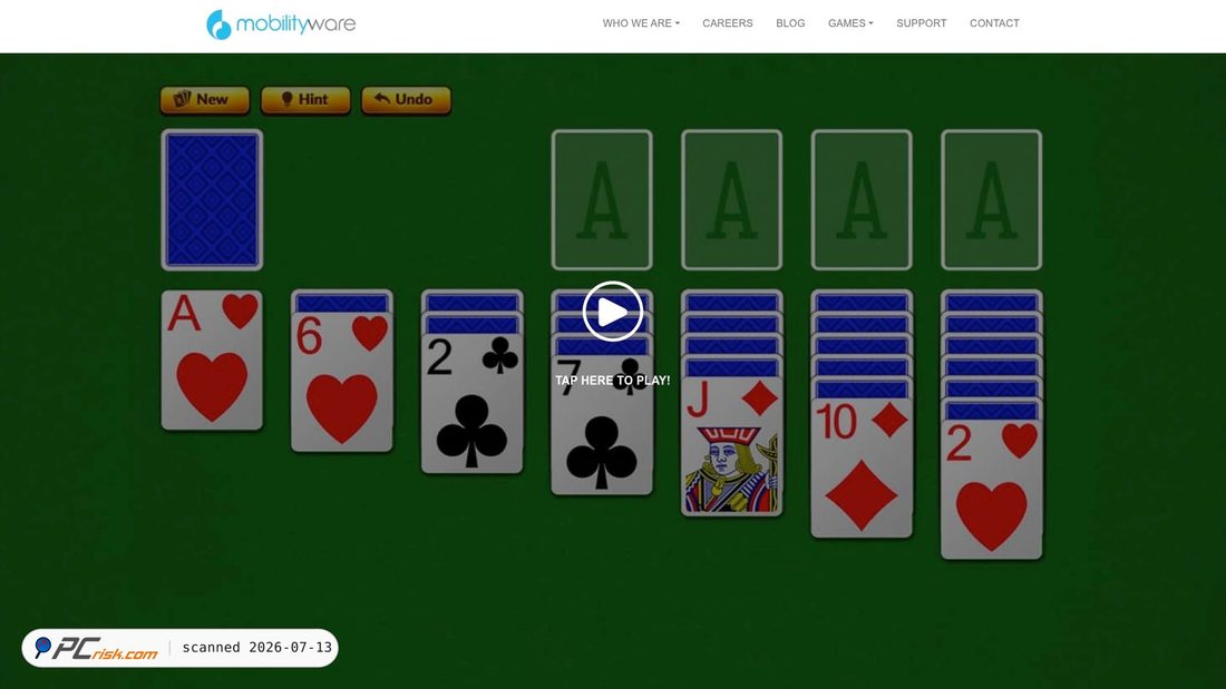 Screenshot of mobilityware.com