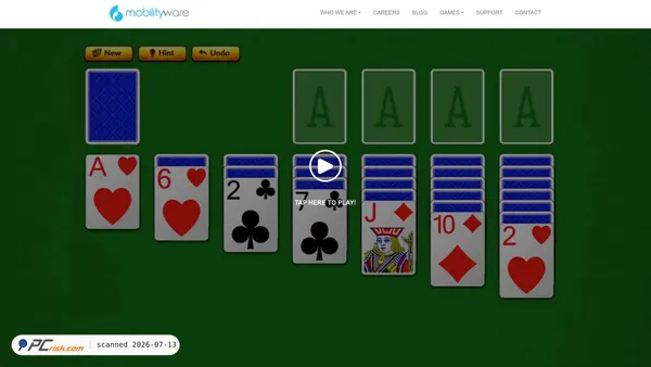 mobilityware.com screenshot