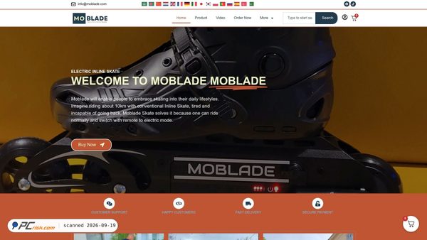 moblade.com screenshot