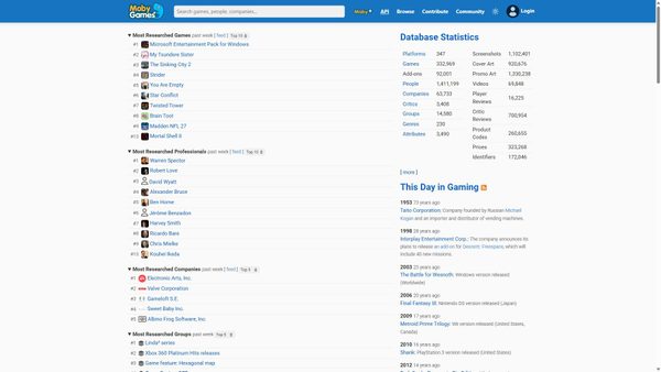Zrzut ekranu mobygames.com