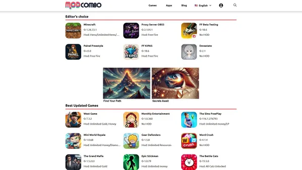 modcombo.com screenshot