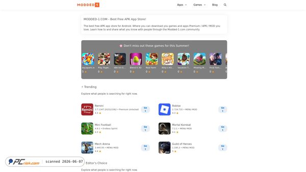 modded-1.com screenshot