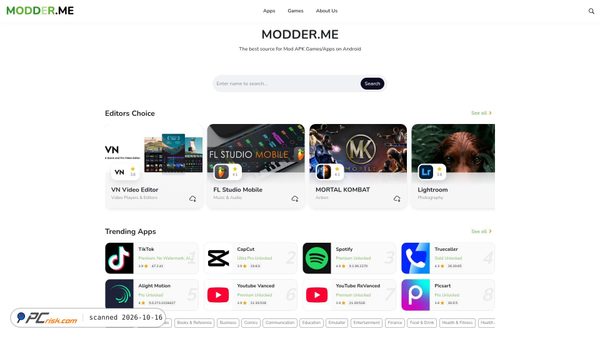 modder.me Screenshot