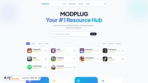 modplug.org screenshot