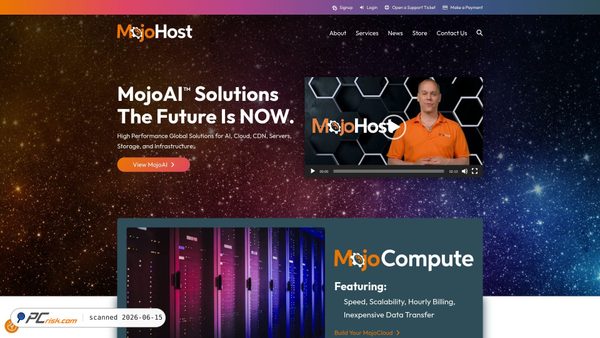 mojohost.com screenshot