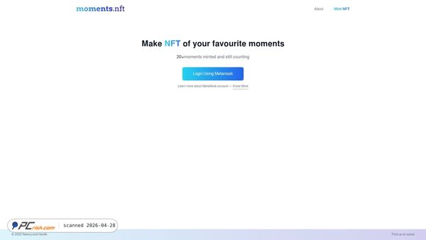 moments-nft.vercel.app screenshot