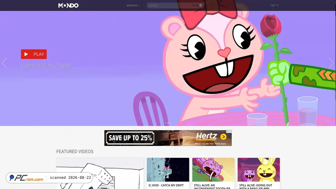Screenshot of mondomedia.com