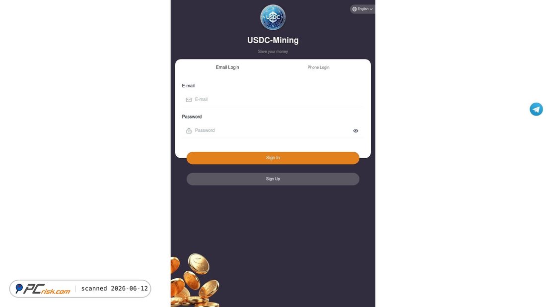 Screenshot of money.678mining.top