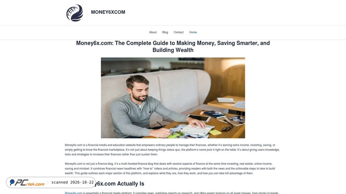 Capture d’écran de money6xcom.com