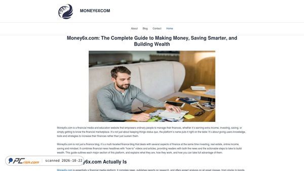 Captura de ecrã de money6xcom.com