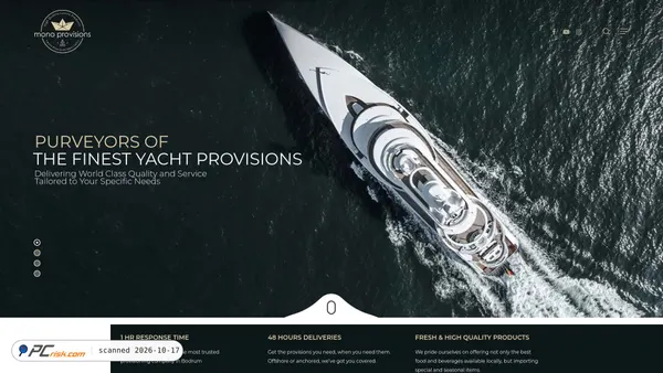 Screenshot di monoprovisions.com