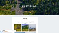 Captura de ecrã de montanasnowbowl.com