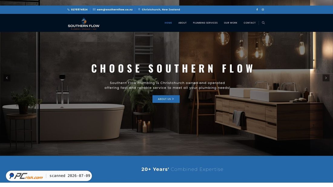 Screenshot of moodsplumbing.co.nz