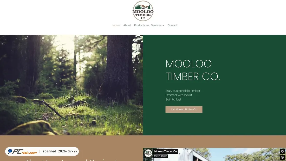 Screenshot of moolootimberco.com.au