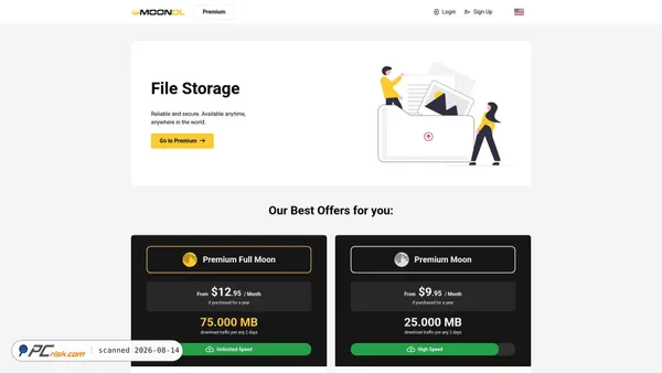 moondl.com screenshot