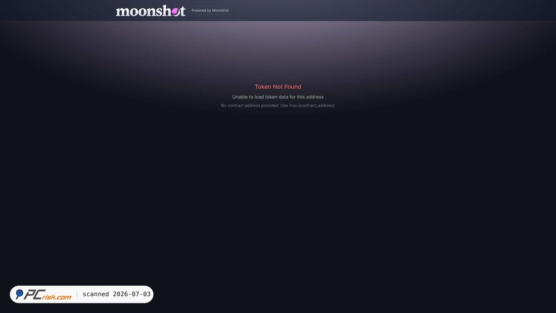 Screenshot of moonshotrending.xyz