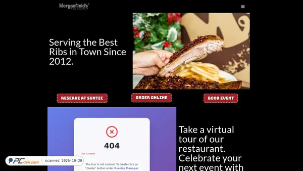 Captura de ecrã de morganfields.com.sg