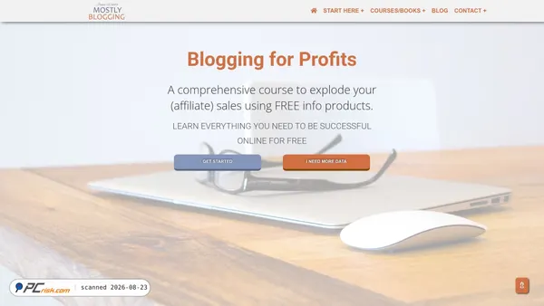 mostlyblogging.com screenshot