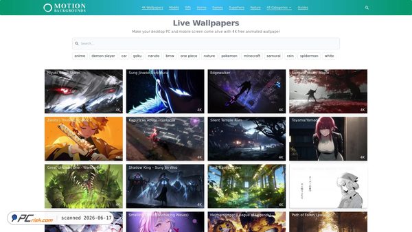 motionbgs.com screenshot