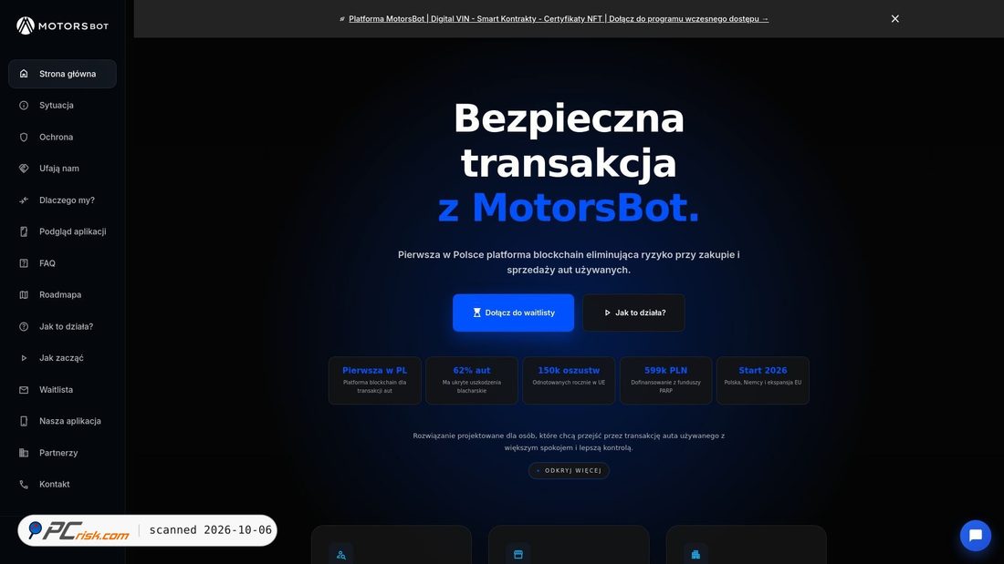 Screenshot di motorsbot.com