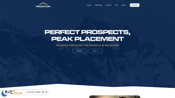 mountaintoptalentllc.com screenshot