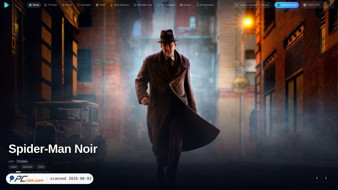 Screenshot of movie-box.co