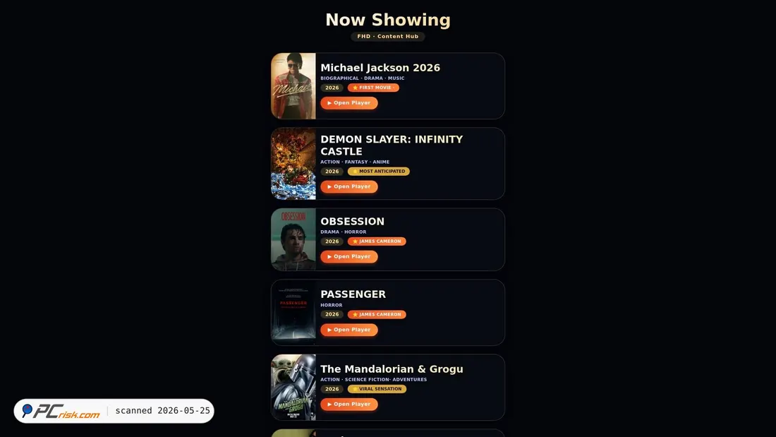 Screenshot of movie4u.space