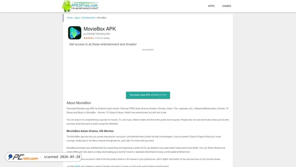 moviebox.androidapks.com screenshot