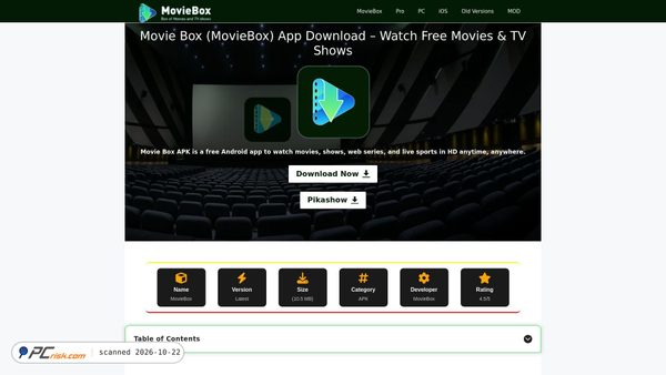 moviebox.com.pk Screenshot