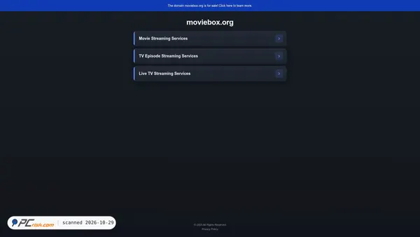 moviebox.org screenshot