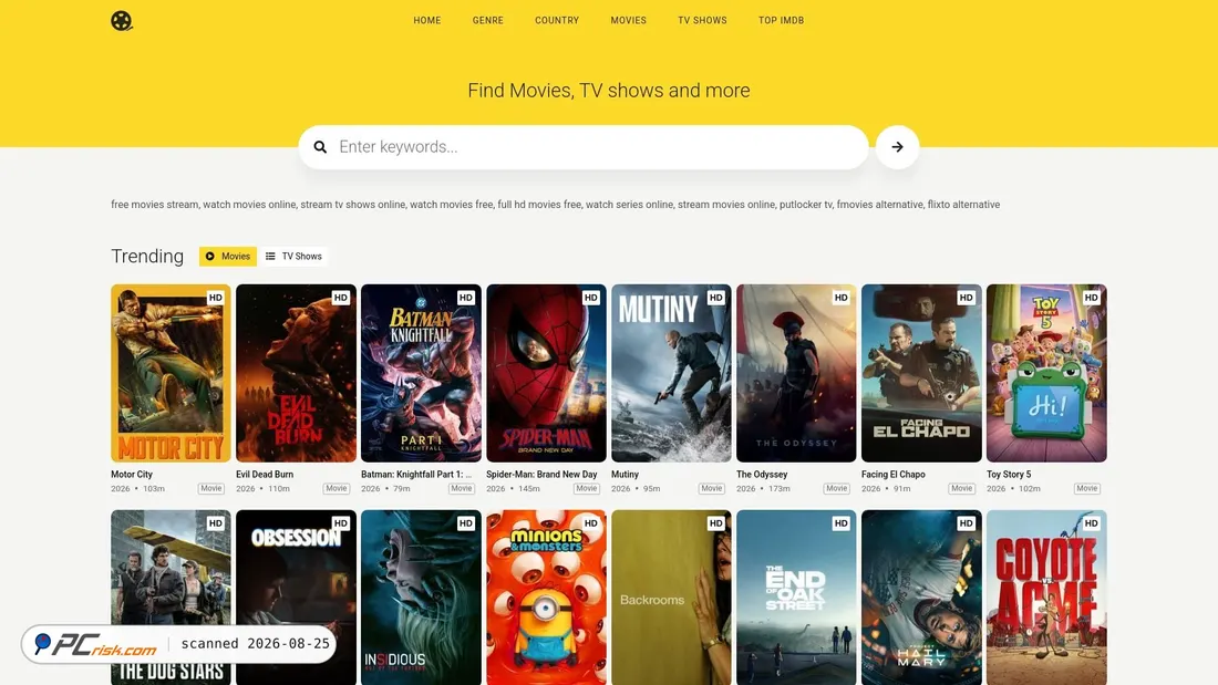 Screenshot of moviekids.bz