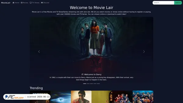 movielair.cc screenshot