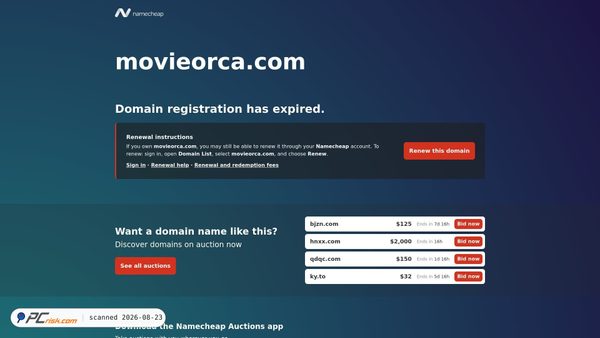 movieorca.com screenshot